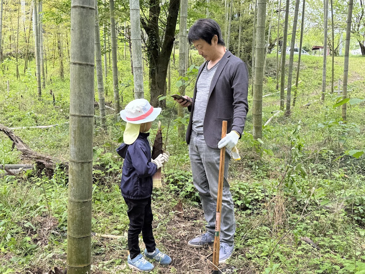 タケノコ狩り 写真2
